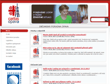 Tablet Screenshot of obcanskaporadnaopava.cz